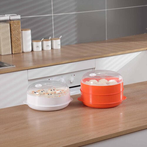 Microwave steamer special hot steamer steamer heating container steamed rice bowl household rice cooking multifunctional utensil