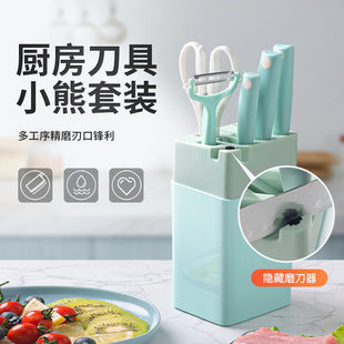 New high-end knife set wholesale stainless steel kitchen knife kitchen full set kitchen meat cleaver full set of six pieces high quality
