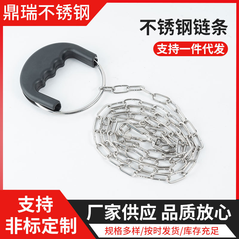狗狗不锈钢链项圈小型中型大型犬脖套金毛马犬德牧狗颈圈宠物用品