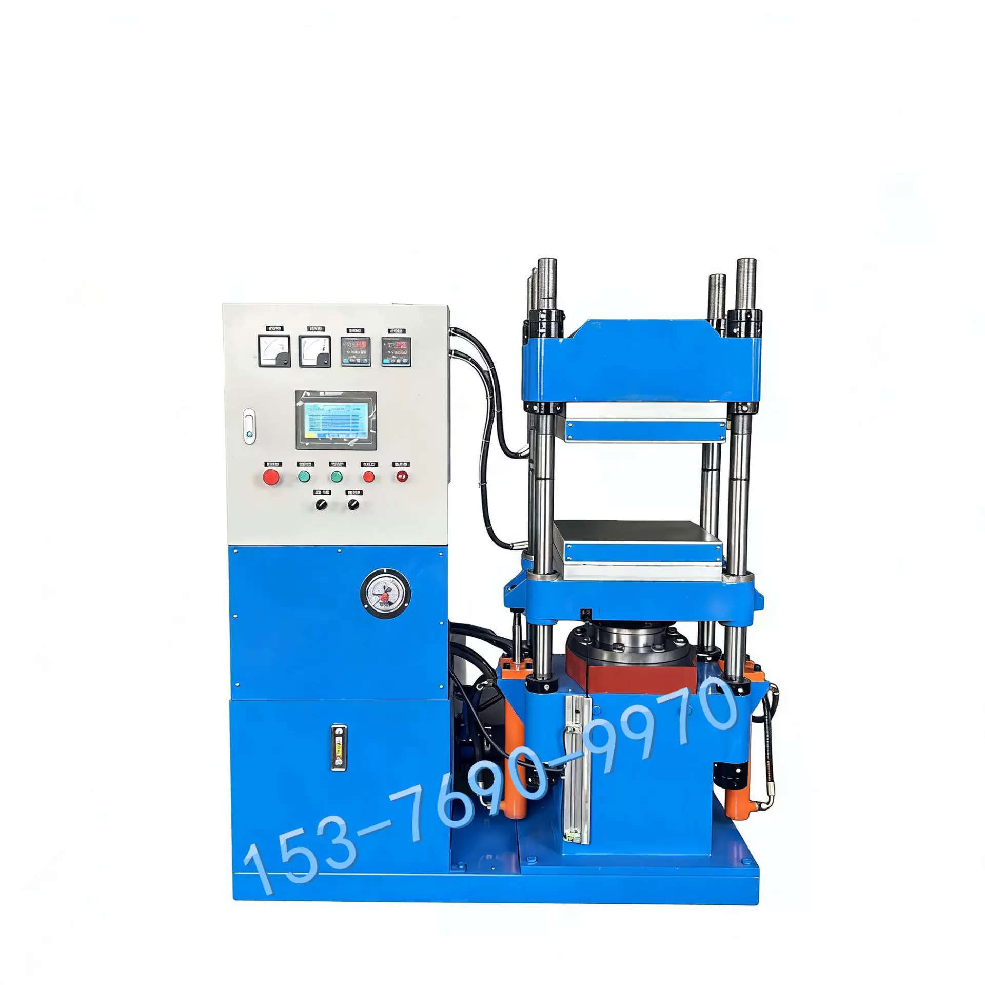 源头实体厂家 50吨全自动硫化机 400X400mm热板 铜芯电机硫化机