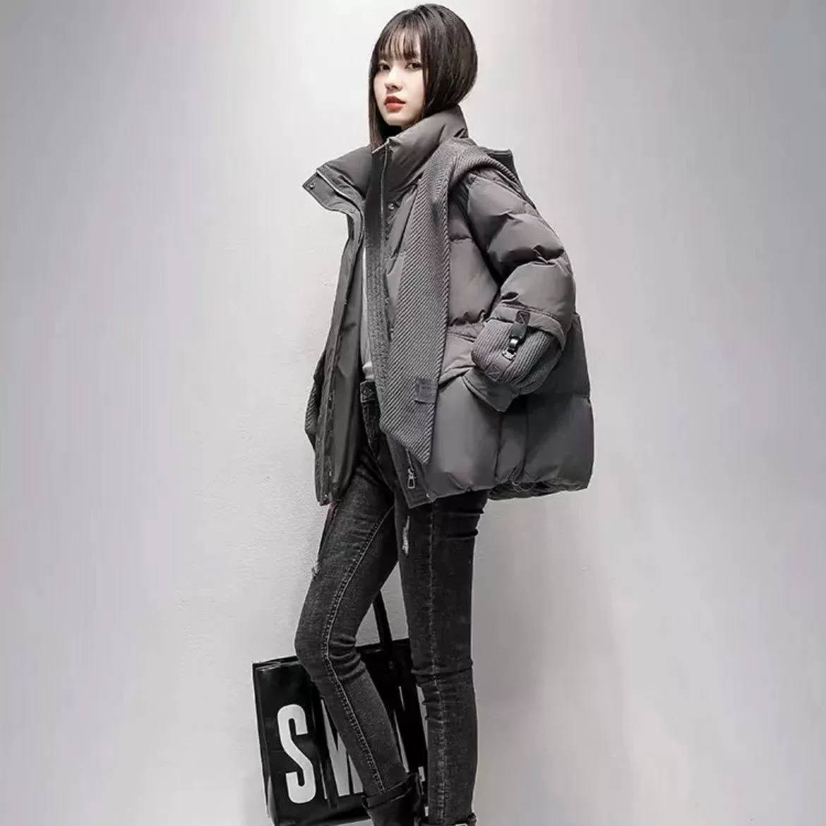 Любой winter down jacket, design short hoody for elementary school students with down, for teenagers, increased thickness