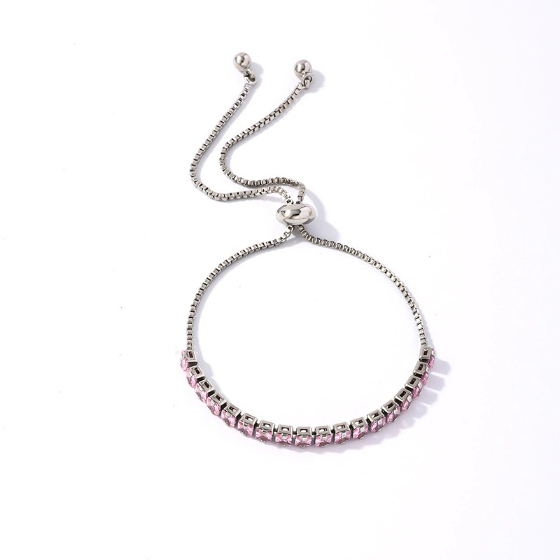 Bracelet, камень инкрустирован цирконом, кольцо, простой и элегантный дизайн, стиль высокого качества, европейский стиль