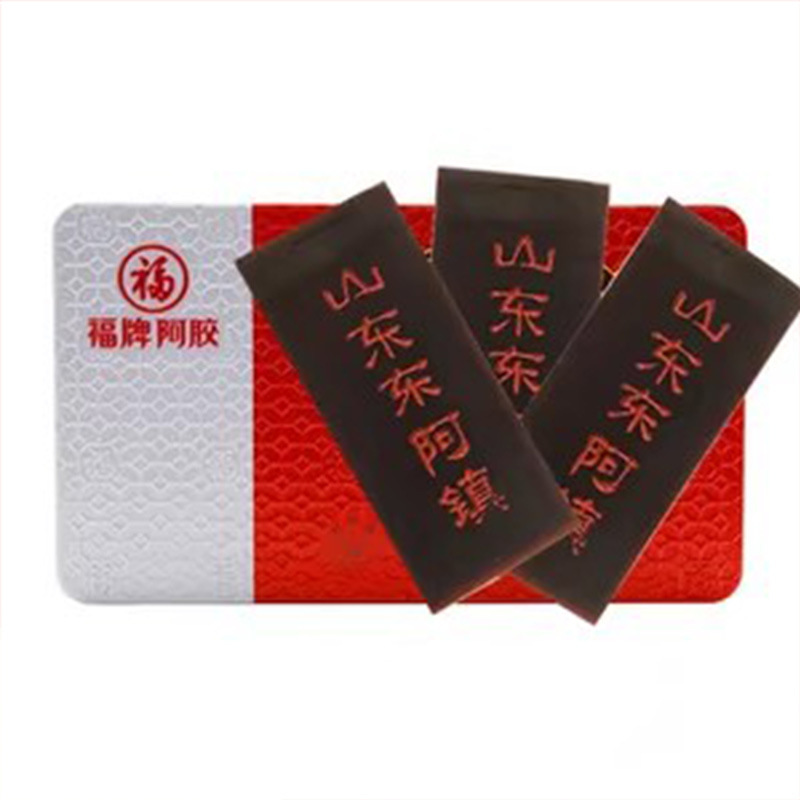 福牌阿胶铁盒纯阿胶片【承善源】鲜炖e胶块山东东阿镇ejiao糕包邮|undefined