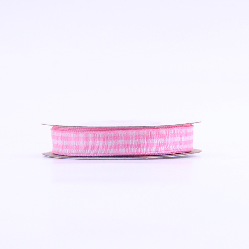 Transfronterizo pequeño rollo 1cm-2.5cm cuadrado regalo cinta de regalo de la universidad viendi regalo de seda escocesa