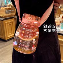 水杯大容量女夏季天帶吸管網紅大肚杯水壺兒童水瓶便攜高顏值杯子