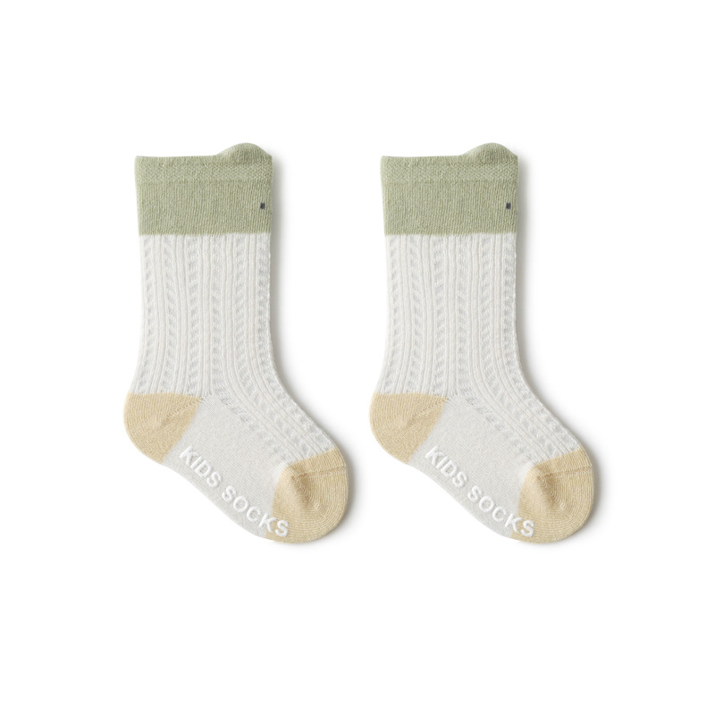 2023 verano nuevos calcetines de bebé de malla delgada para hombres calcetines de bebé recién nacido calcetines de algodón para niños de dibujos animados lindos
