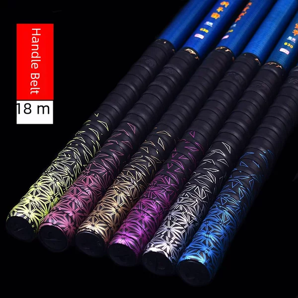 Handlebar Tape 1.8m Gradient Colorful Dragon Scale Handlebar Tape Wholesale Printed Elastic Sweat-Absorbing Tape Fishing Rod Wrap Tape
