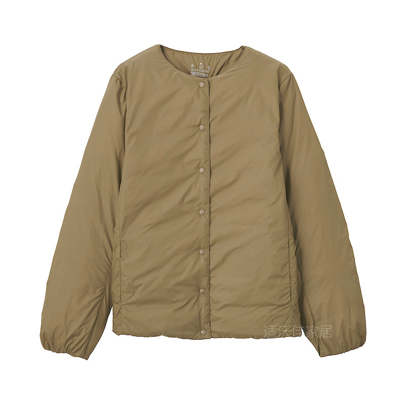 카키 옐로우 [여성용 얇은 다운 재킷]