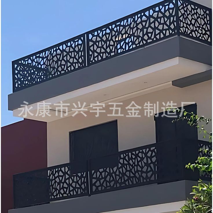 Courtyard Garden Balcony Light Luxury Isolation Fence Villa Decorative Background Wall Partition Hollow Privacy Screen Panel