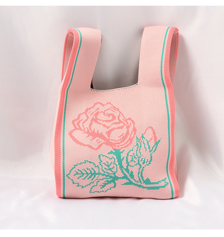 Femmes Toutes Les Saisons Polyester Bloc De Couleur Vêtement De Rue Seau Ouvert Sac À Main display picture 4