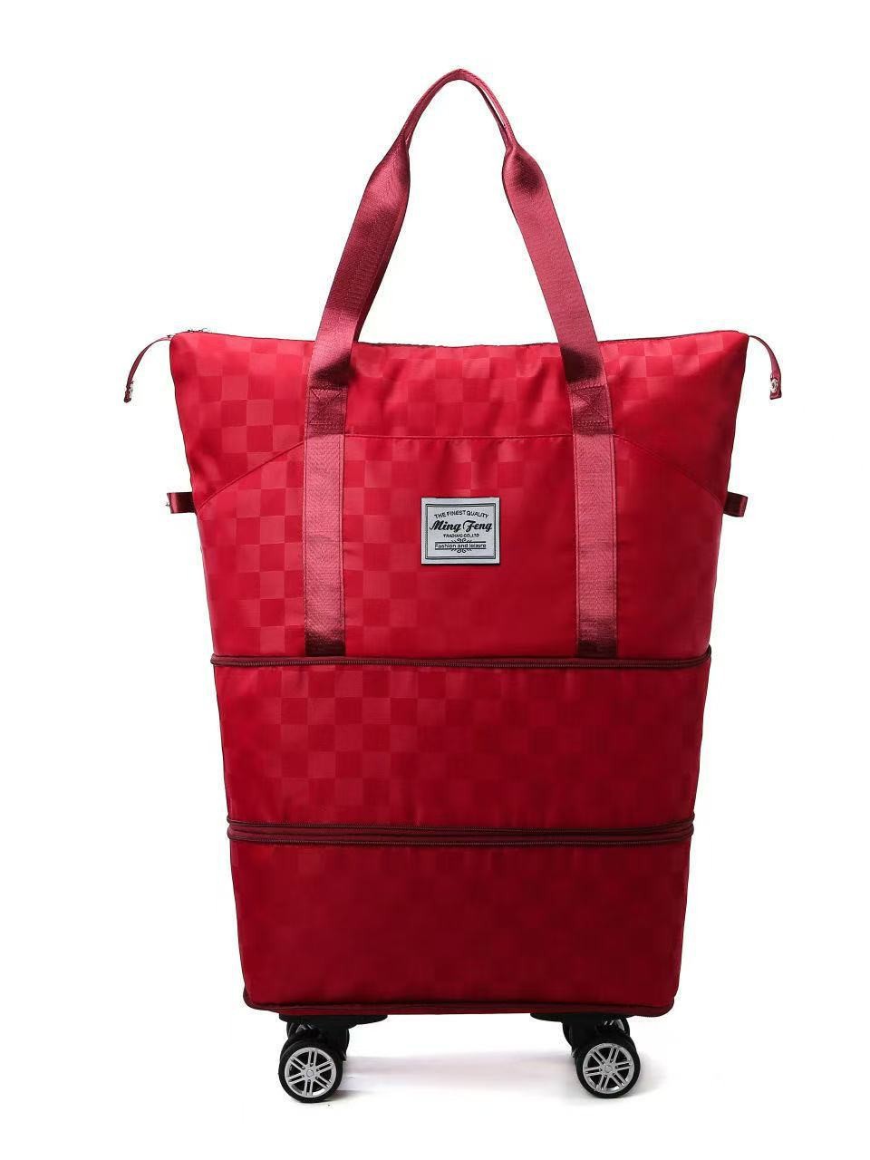 Big capacious double-layer luggage travel bag, handheld set wet and dry separation, waterproof bag 5