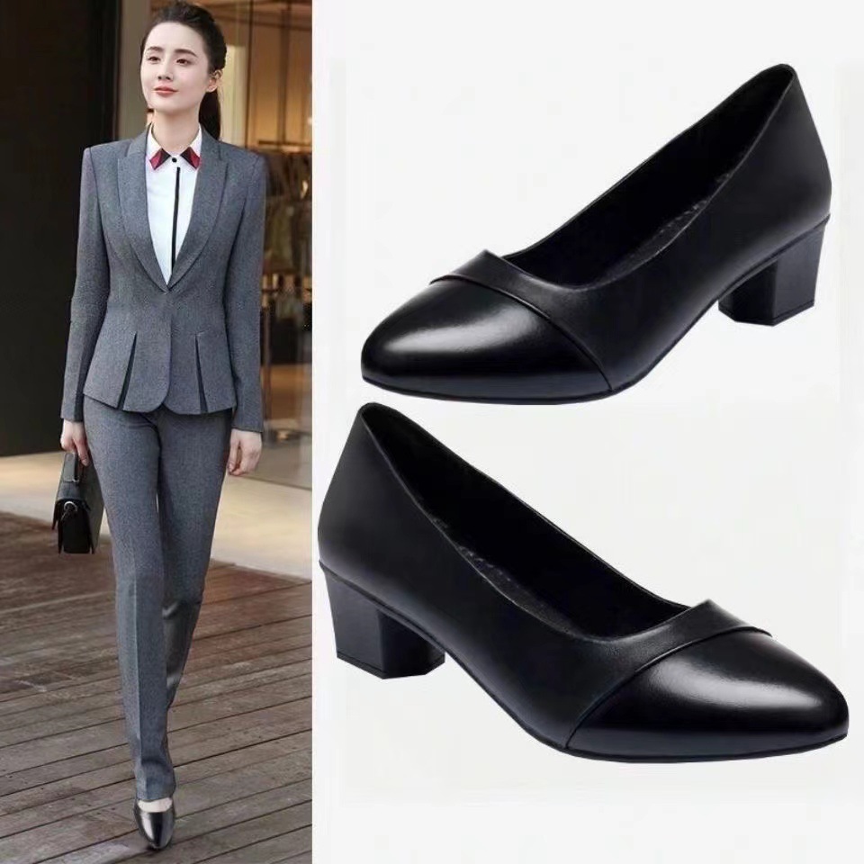 Zapatos de cuero suave verdaderos zapatos de leaflet de tacones bajos de mujer primavera de 2026 zapatos de cuero suaves de moda zapatos de trabajo de madres