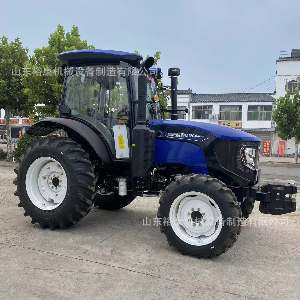 雷沃欧豹M1204-4X(G4)农用拖拉机潍柴四缸120马力四驱犁地旋耕机