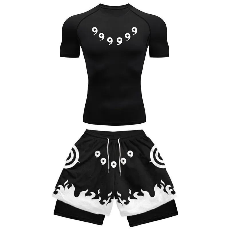 Z8380 On behalf of Amazon Cross border new pattern motion leisure time suit comic compress suit