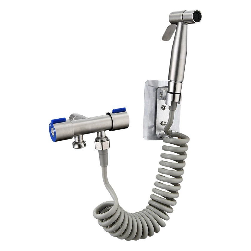 SOURCE Поставка 304 нержавеющая сталь пистолет-распылитель оптом женский очиститель Туалет пистолет-распылитель костюм бустер водяной пистолет пушер