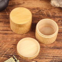 竹製タバコ缶旅行ポータブルタバコ筒密封タバコ包装箱竹節タバコ箱男性タバコ器具