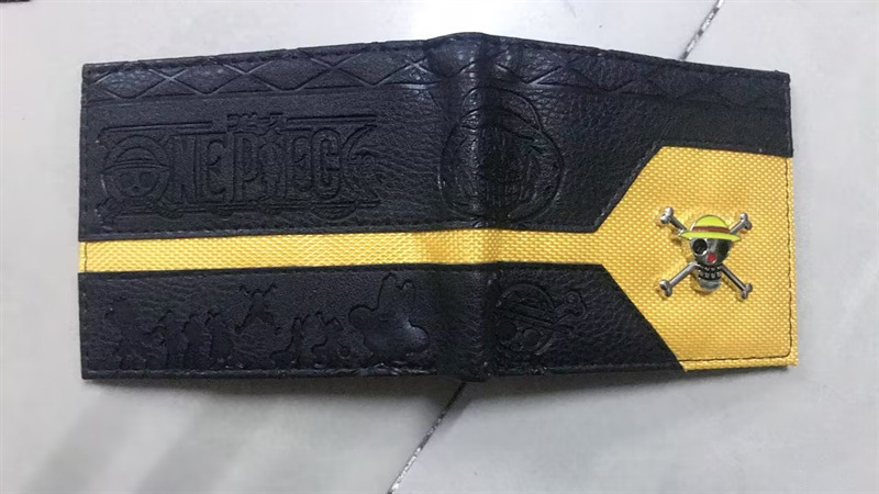 Monedero periférico One Piece One Piece Nikalufei Sauron Sanji estudiante dibujos animados hombres y mujeres tarjetero corto cartera