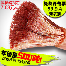 国标纯铜芯高压接地线电缆线4-120平方规格齐全软铜线支持检测