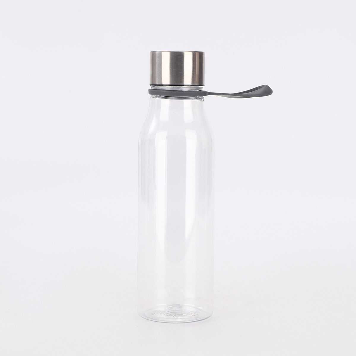 Explosión de nuevos productos de acero inoxidable taza de plástico transparente botella de agua deportiva de moda creativa con cuerda taza de agua portátil al por mayor