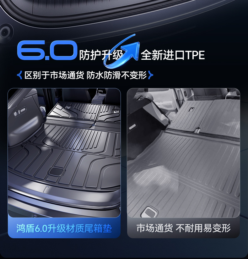 Suitable for Equation Leopard Titanium 7 Trunk Mat Tpe25 All-In-One Trunk Mat Car Interior Modification Accessories