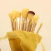 13 apricot yellow+cloth bag