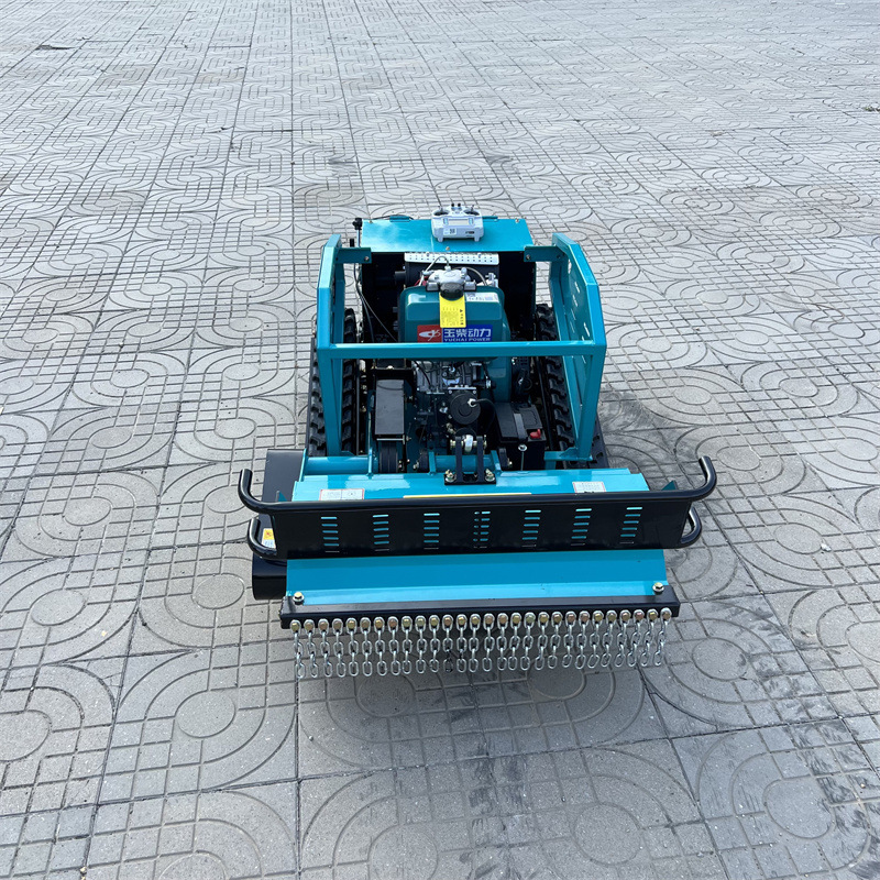 遥控割草机履带式小型多功能除草机果园草坪农用自走式打草碎草机