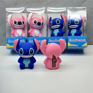 Foreign Trade Sanrio Silicone Decoration Pencil sharpener Star Baby Long Ears Stitch Pencil sharpener Gift