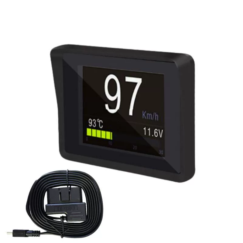 OBD тахометр, датчик температуры воды, одометр, бортовой компьютер расхода топлива, HUD прибор автомобиля, универсальный OBD