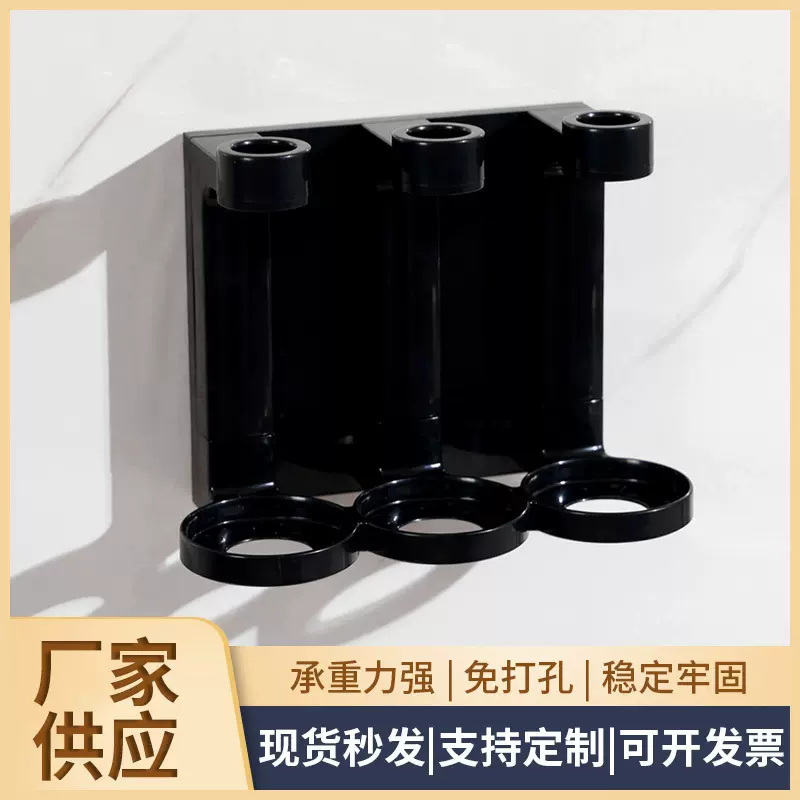 新品酒店浴室免打孔防盗壁挂皂液器支架  按压式皂液器置物收纳架