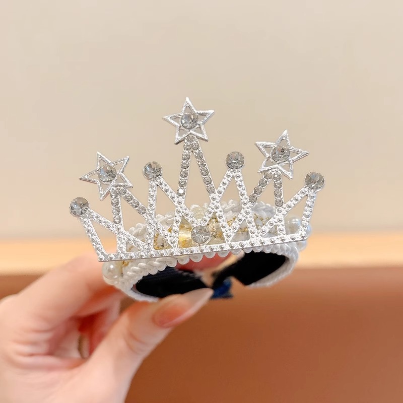 Crown tocadillos para niños princesas lindas joyas para el cabello de cristal diamante corona de cumpleaños accesorios para el cabello clip