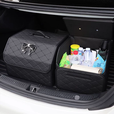 Car storage bag/box — Trunk Storage Box Storage