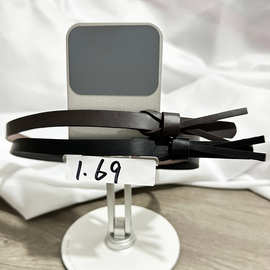 皮带简约ins风时尚潮流DIY自由搭配休闲款跨境热卖小众甜酷风黑色