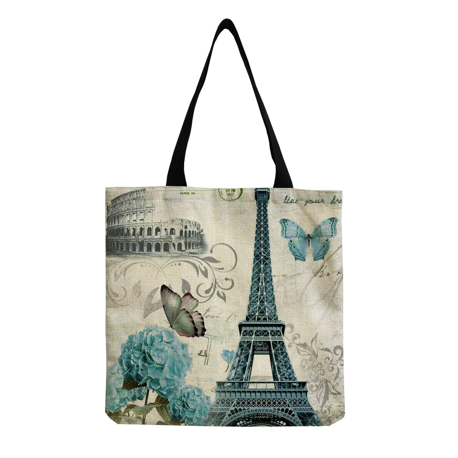 Unisex Fashion Starry Sky Butterfly Shopping Bags display picture 6