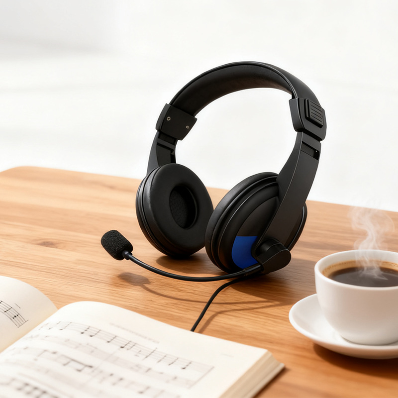 Nuevos auriculares con micrófono de baja latencia 3.5mm auriculares de computadora de escritorio para juegos de deportes