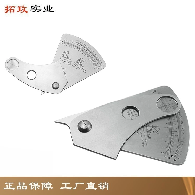 Tuomei производитель вентиляторной линейки сварочный шов сварочный шов сварщик инспекционная линейка штангенциркуль производство из нержавеющей стали