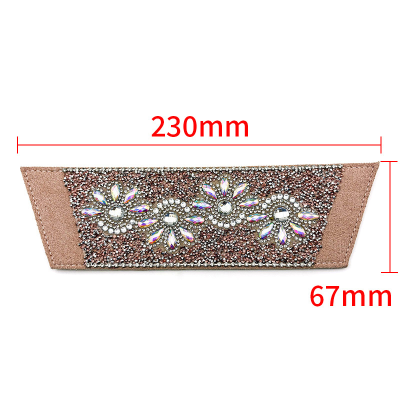 Nuevos accesorios de zapato DIY una sola forma de sandalias de diamante semiacabados zapatillas taladro superior