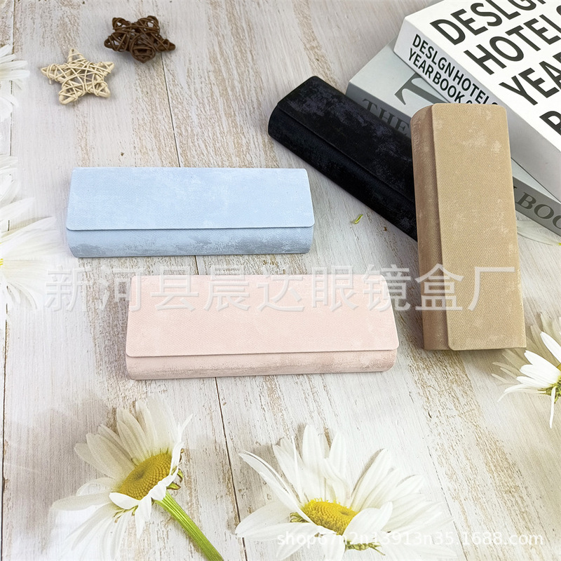 New glasses box manufacturers wholesale custom simple high-level beautiful atmosphere storage myopia sunglasses portable