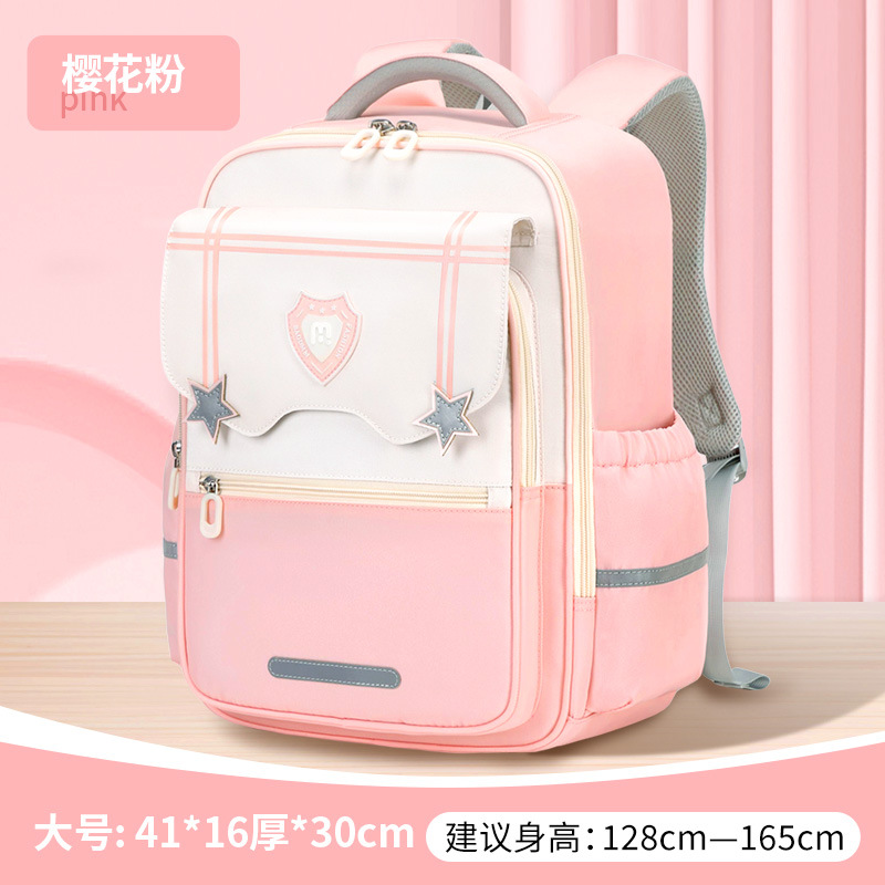 Mochilas escolares Yunduo para estudiantes de primaria, grados 1-6, reducción de la carga, prevención de salpicaduras de agua, múltiples compartimentos, mochilas de gran capacidad para niños, resistentes a la suciedad, hombres y mujeres