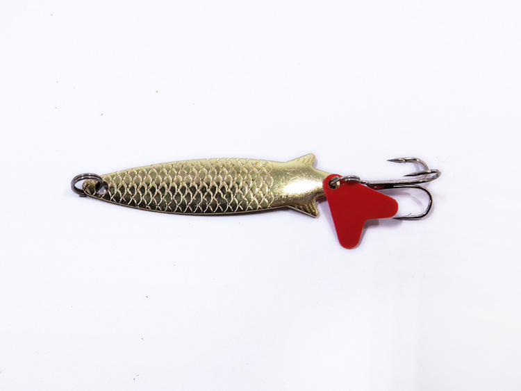 Snake-shaped sequin gold 5.5g/6cm