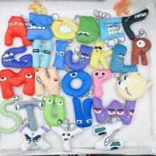 现货跨境热销Alphabet Lore字母传说字母毛绒玩具抱枕字母挂件公