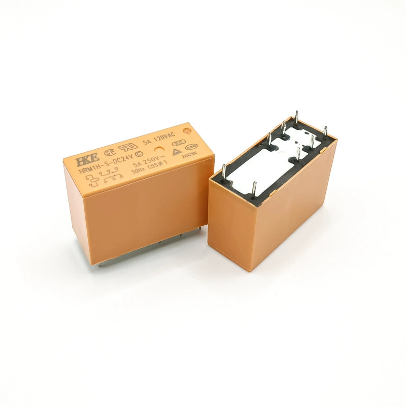 HRM1H-S-DC12V-C Оригинальный реле Huigang HRM1H-S-DC24V Конверсия Высокая чувствительность Тип 8-контактный 5A