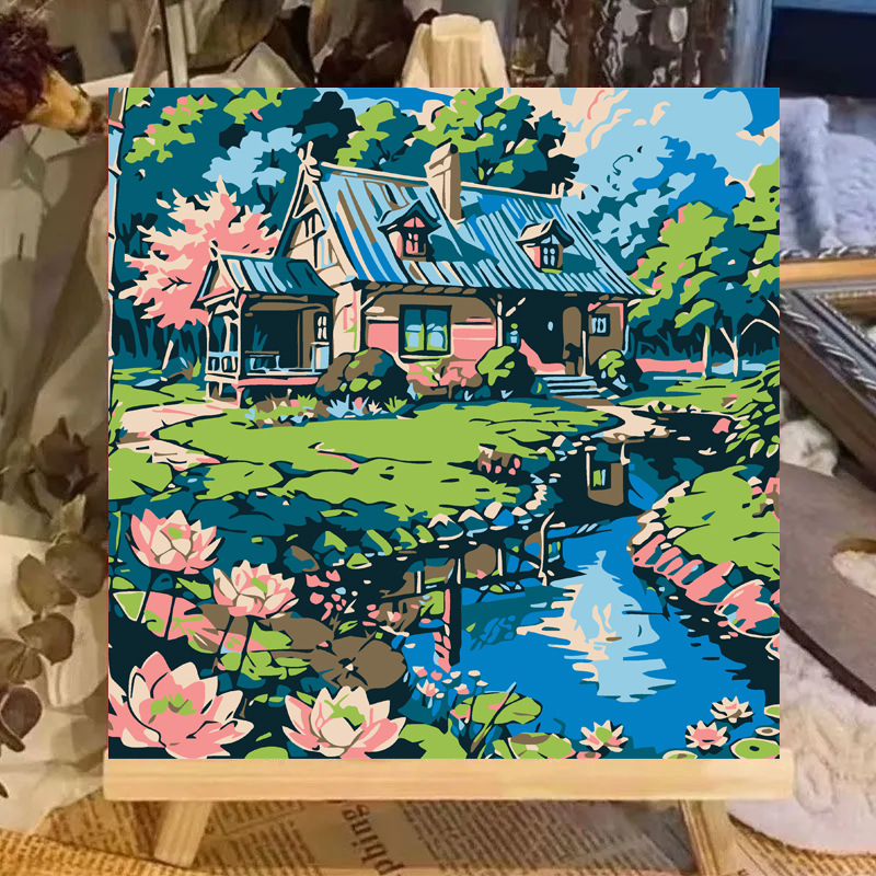 R066 / 20*20cm paint+brush+backing board