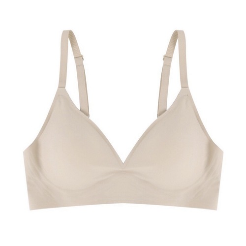 Original Korean flat-chested special external breast-shaped underwear for women, seamless small breasts, large push-up bra, thin waist