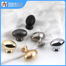 开心果拉手法式美式鹅蛋款圆纽衣柜门把手抽屉柜拉手轻奢单孔拉手