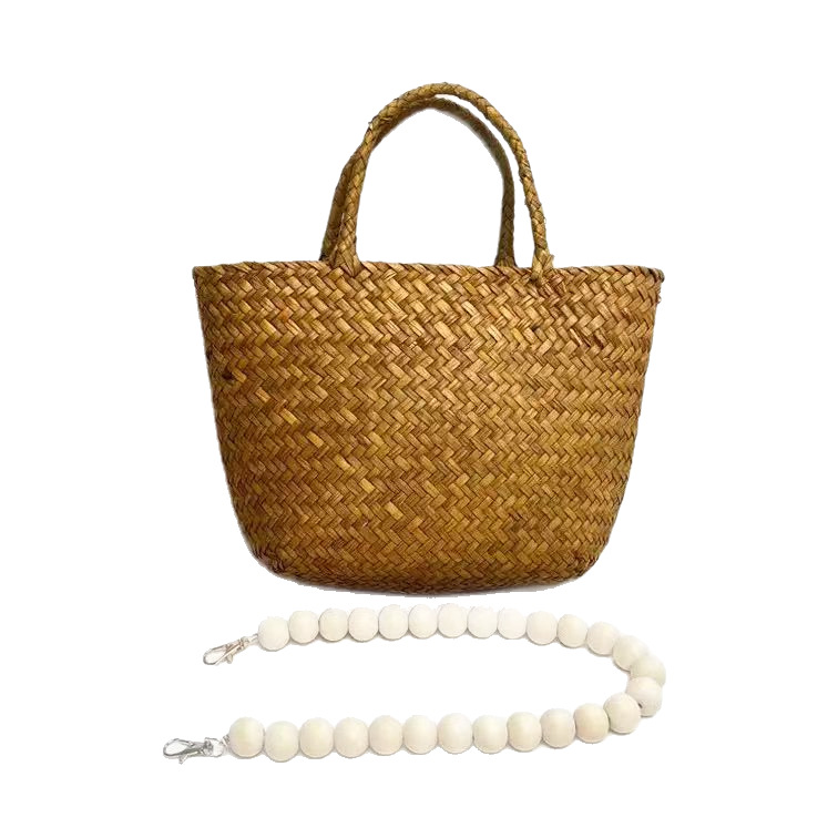 Bolsa de paja de verano bolsa de playa bolsa de conchas bolsa desnuda bolsa de tejido bolsa de niños mini bolsa de cambio bolsa de cinturón bolsa de llaves bolsa de paja image 5