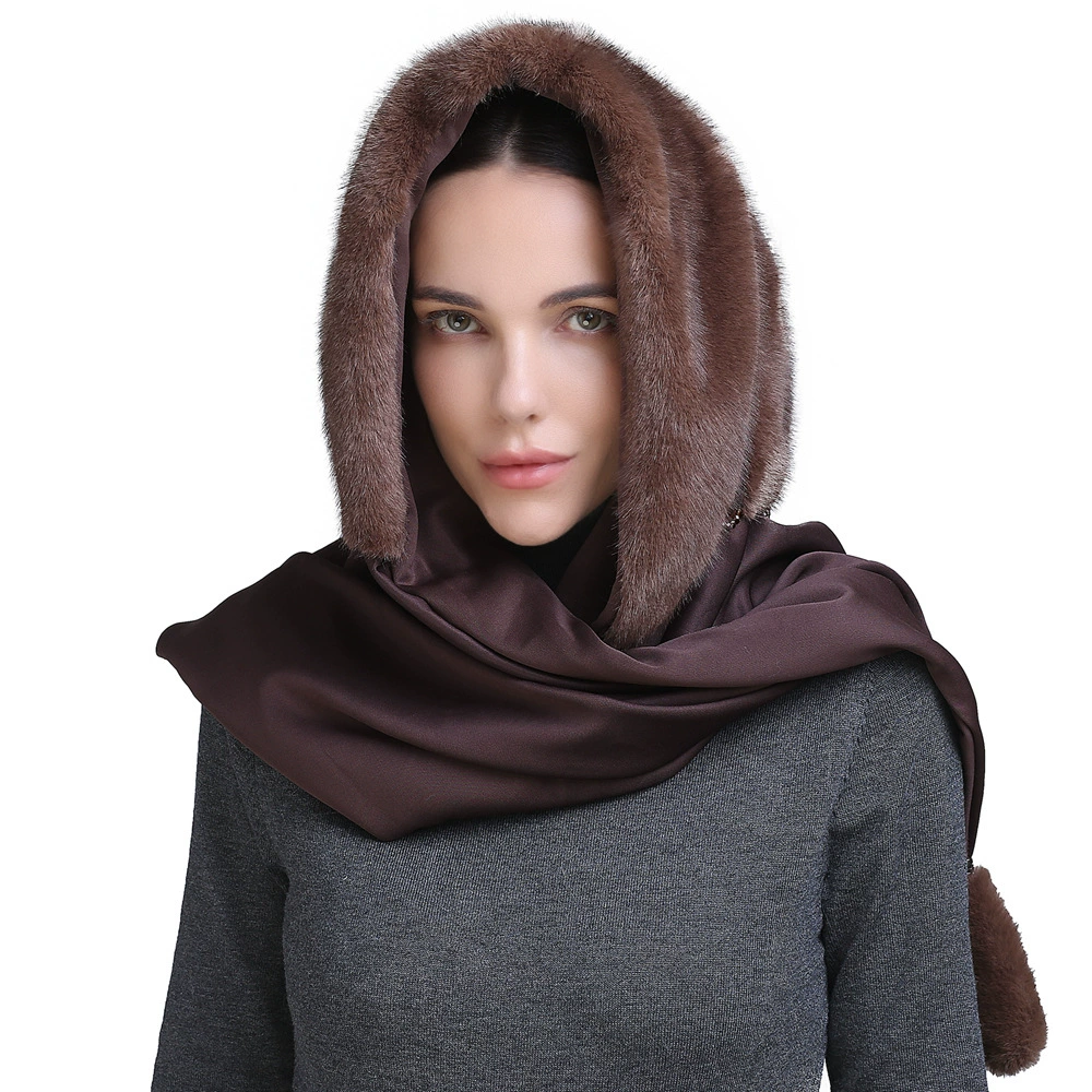 Hat, winter scarf, fashionable universal pendant, with neck protection