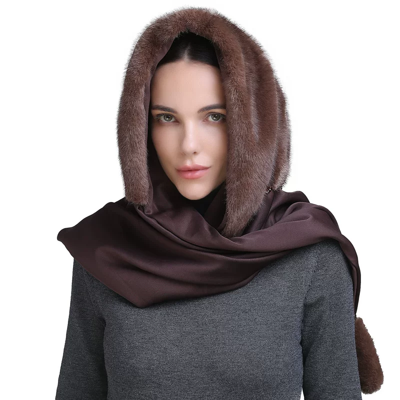 Hat, winter scarf, fashionable universal pendant, with neck protection