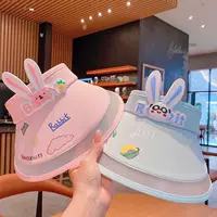 Детская солнцезащитная шапка Baby солнцезащитный козырек летняя девочка 2025 новый стиль девушка летняя солнечная шапка с волосами