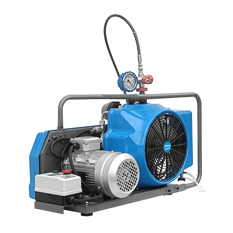 Breathing air filling pump 30MPa high-pressure air compressor with automatic start-stop function, 380V 50Hz