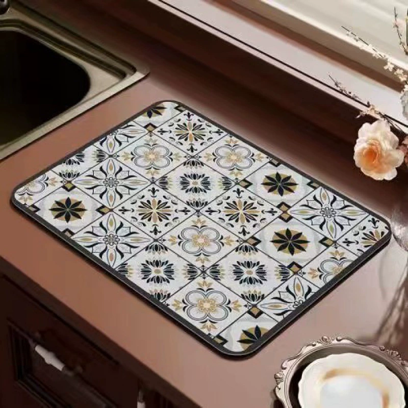 Стильная кухонная подкладка для раковины от , 65x70см, прочная, нескользящая, в различных ярких рисунках